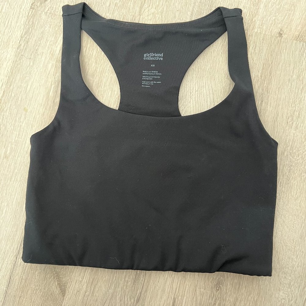 Girlfriend Collective - Black Sports Bra